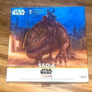 Thomas Kinkade Star Wars Mandalorian 550 Piece Jigsaw Puzzle Ceaco